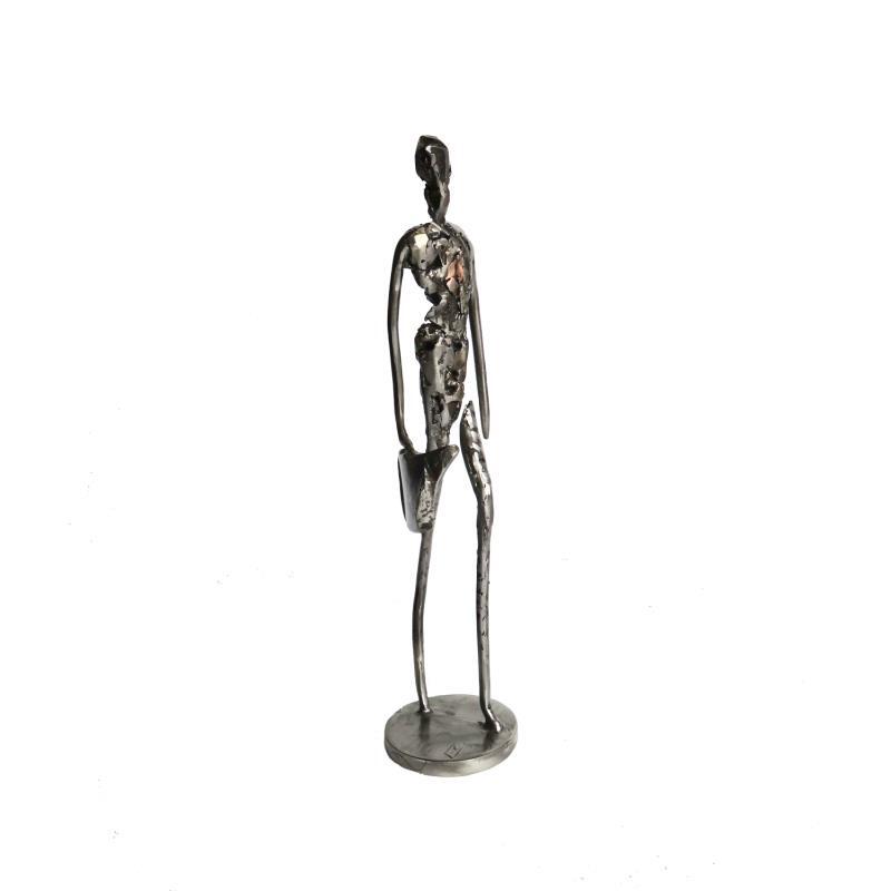 Sculpture Mister by Martinez Jean-Marc | Sculpture Figurative Metal