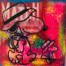 Painting Snoopy et woodstock rando by Kikayou | Painting Pop-art Pop icons Graffiti