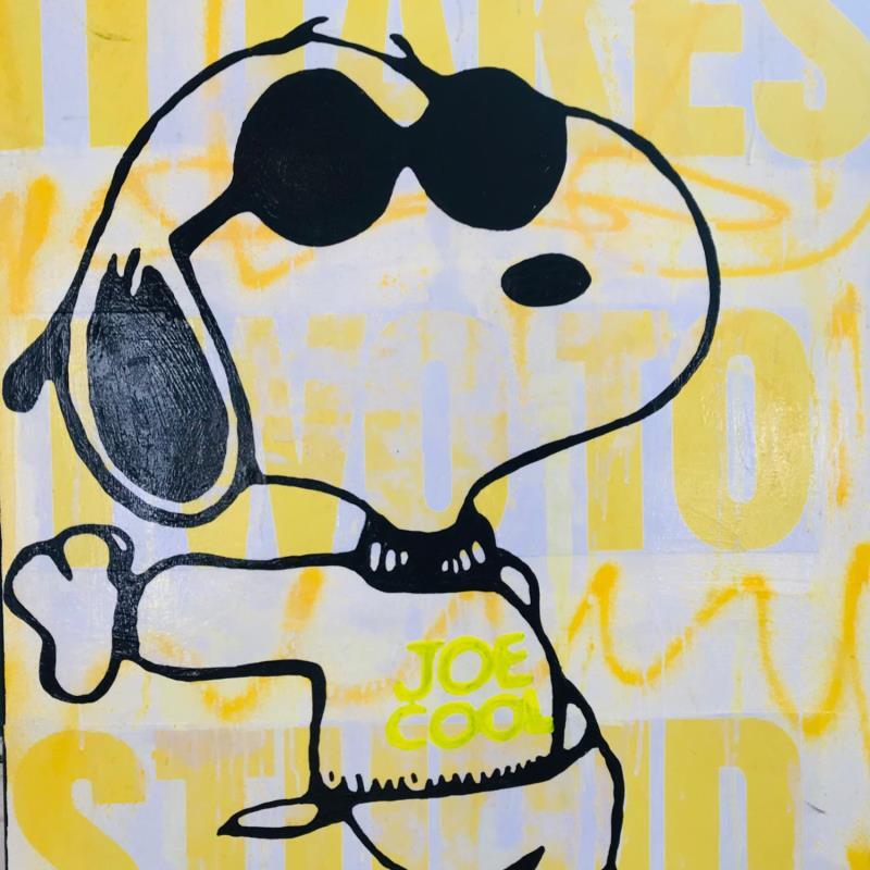 Peinture Snoopy pop par Kikayou | Tableau Pop-art Graffiti Icones Pop