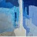 Gemälde Blue and blue von Tomàs | Gemälde Abstrakt Urban Alltagsszenen Öl