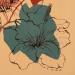 Gemälde Rose de Chine en automne von Duro Maria | Gemälde Figurativ Natur Minimalistisch Acryl