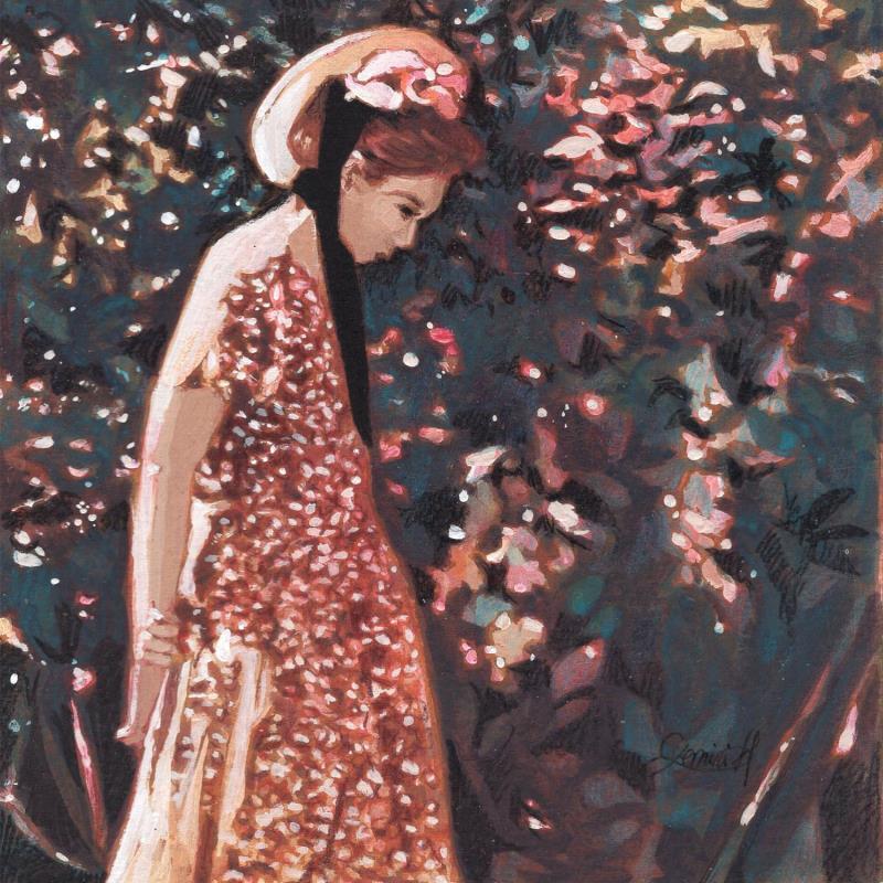 Gemälde L'esprit ailleurs von Gemini. H  | Gemälde Realismus Acryl, Öl Alltagsszenen, Natur
