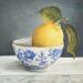 Painting Another delicious Lemon by Gouveia Magaly  | Painting Figurative Still-life Oil
