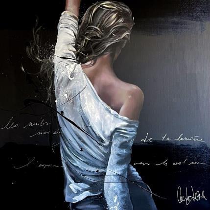 Painting Mes nuits de lumière by Desserle Cecile | Painting Figurative Oil