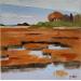 Painting Au loin la mer by Clavel Pier-Marion | Painting Impressionism Landscapes Oil