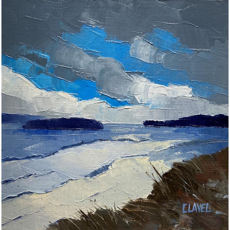 Gemälde La houle von Clavel Pier-Marion | Gemälde Impressionismus Öl Landschaften