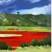 Painting Vers Villecroze  by Clavel Pier-Marion | Painting Impressionism Landscapes Oil