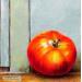 Peinture Une pomme ...seule! par Tchirieff Katia | Tableau Réalisme Natures mortes Acrylique