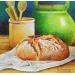 Peinture Un pain de campagne! par Tchirieff Katia | Tableau Réalisme Natures mortes Acrylique