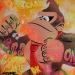 Peinture Donkey kong par Kedarone | Tableau Pop-art Icones Pop Graffiti Posca