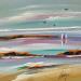 Peinture Au bord de la plage par Fonteyne David | Tableau Figuratif Marine Acrylique