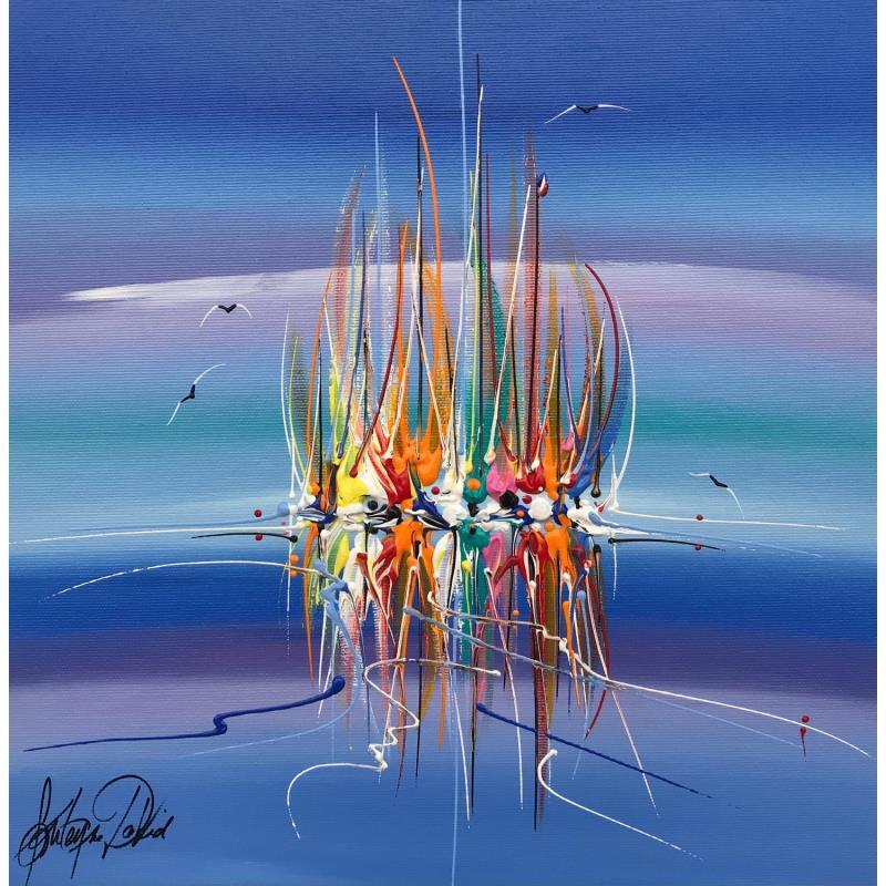 Painting Les désirs du Touquet by Fonteyne David | Painting Abstract Acrylic Marine