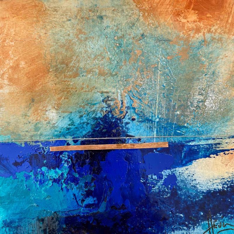 Painting Abstraction # 1241 by Hévin Christian | Painting Abstract Wood Minimalist