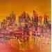 Painting Demain, soleil ! by Levesque Emmanuelle | Painting Abstract Urban Oil