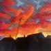 Gemälde Hot cloud von Chen Xi | Gemälde Figurativ Landschaften Urban Öl