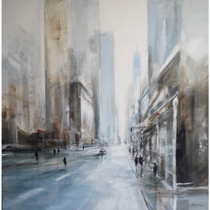 Painting Speed by Poumelin Richard | Painting Figurative Urban Oil