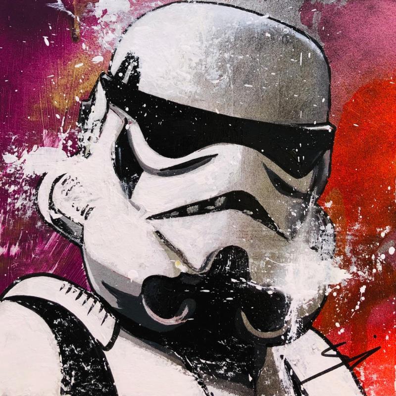 Painting STAR WARS by Mestres Sergi | Painting Pop-art Cardboard, Graffiti Pop icons