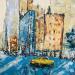 Painting Madison Avenue E36 th by Dessein Pierre | Painting Abstract Oil