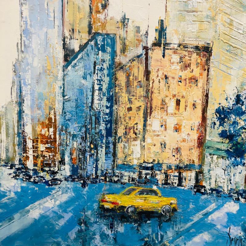 Painting Madison Avenue E36 th by Dessein Pierre | Painting Abstract Oil