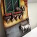 Painting Un chat sur la fenêtre by Mouis Cathy | Painting Naive art Mixed Animals