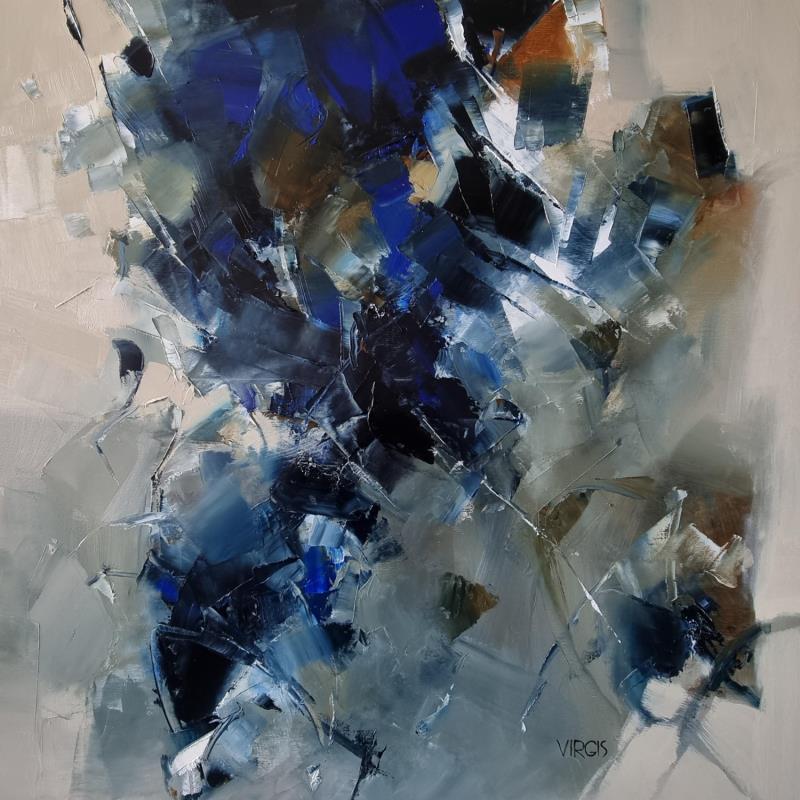 Painting Entanglement by Virgis | Painting Abstract Minimalist Oil