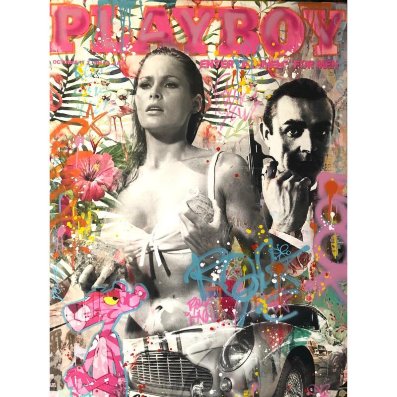 Peinture Miss 007 par Novarino Fabien | Tableau Pop-art Icones Pop