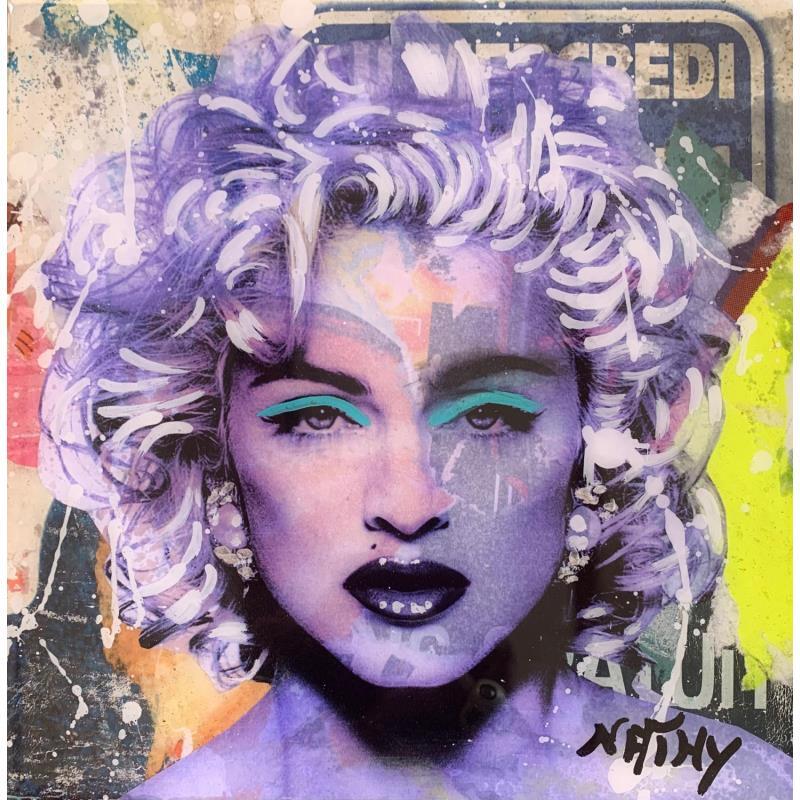 Painting MADONNA GIRL by Nathy | Painting Pop art Acrylic Pop icons