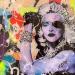 Peinture MADONNA ROCK  par Nathy | Tableau Pop-art Icones Pop Acrylique