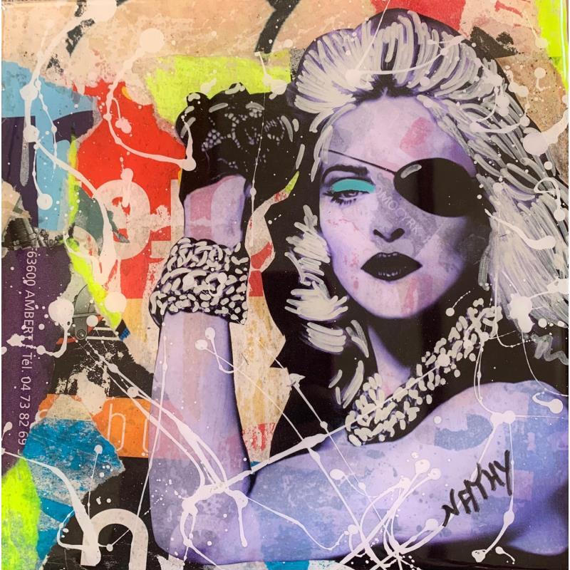 Painting MADONNA ROCK  by Nathy | Painting Pop art Acrylic Pop icons