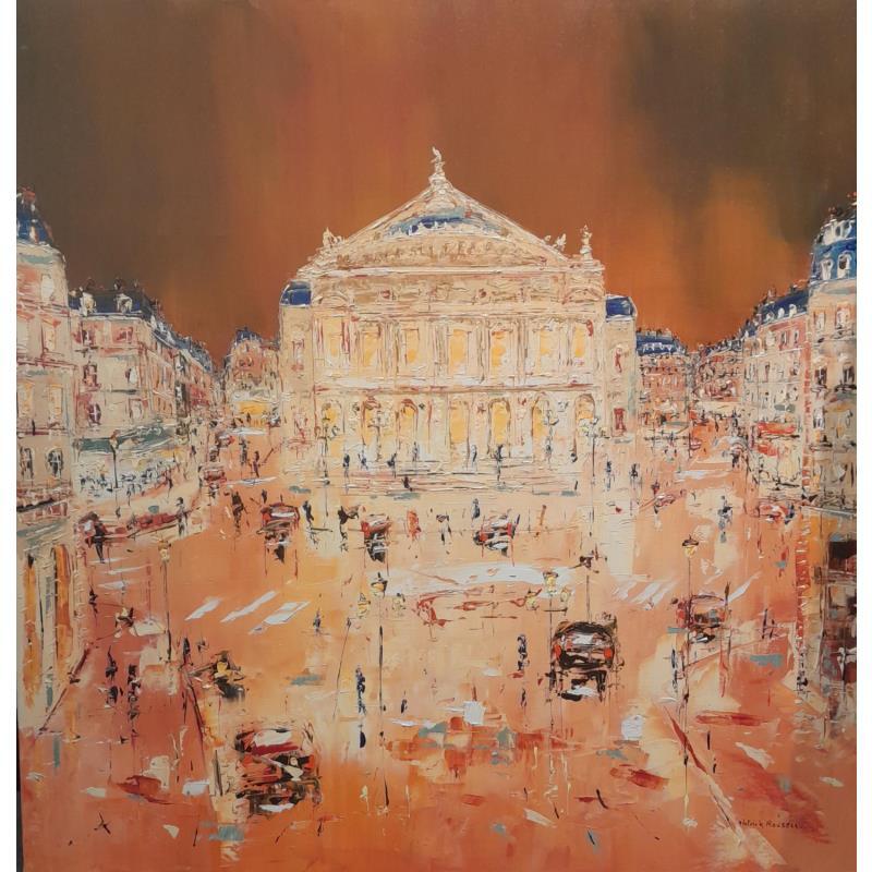 Painting Soirée opéra by Rousseau Patrick | Painting Figurative Oil Urban