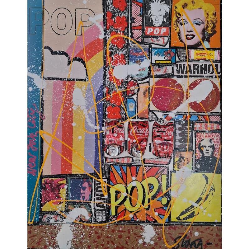 Painting POP ! by Costa Sophie | Painting Pop art Acrylic, Gluing, Posca Pop icons