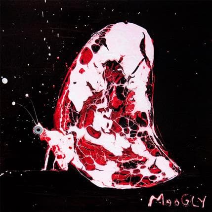 Gemälde Fardus von Moogly | Gemälde Art brut Acryl Tiere