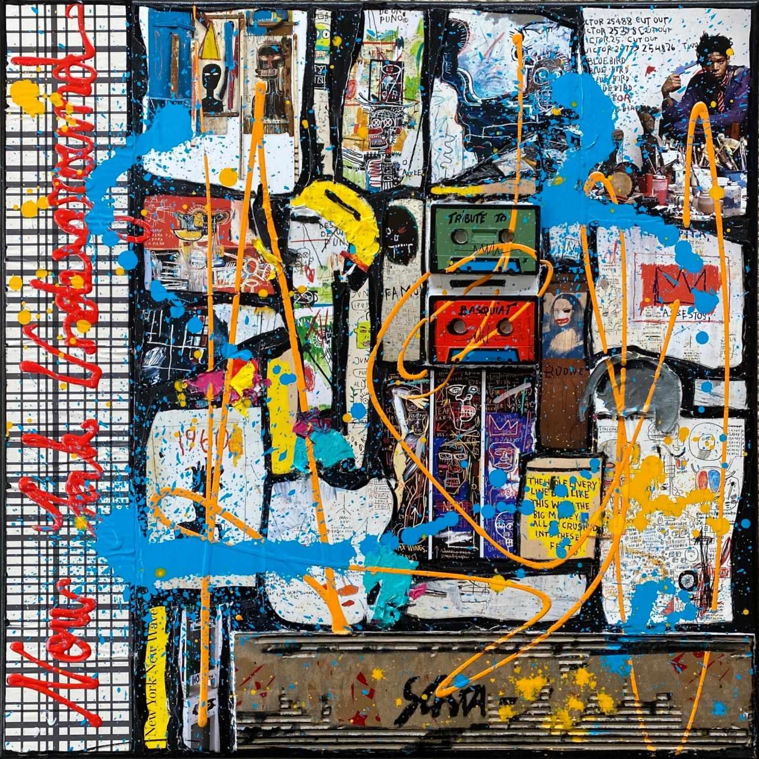 Museum oud Fantasie ▷ Painting Basquiat, the King ! by Costa Sophie | Carré d'artistes