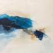 Peinture LES OMBRES BLEUES par Han | Tableau Abstrait Marine