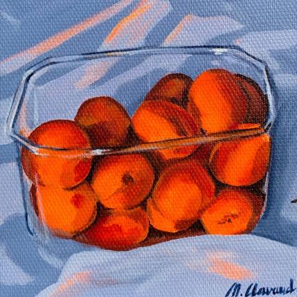 Painting MINIS ABRICOTS by Clavaud Morgane | Painting Figurative Acrylic Life style, Minimalist, Still-life