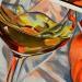Painting WHITE WINE by Clavaud Morgane | Painting Figurative Landscapes Life style Still-life Acrylic