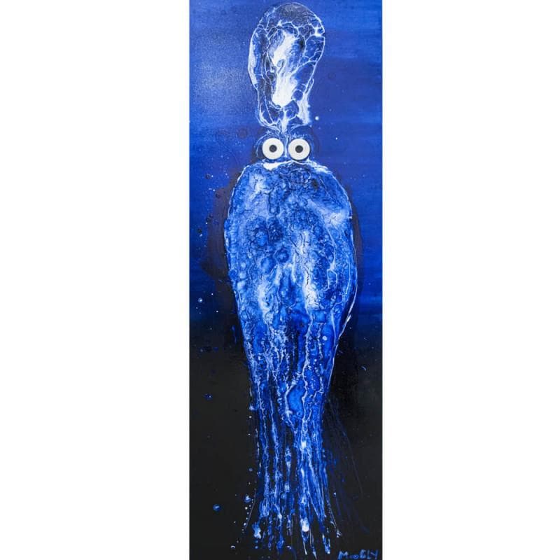 Peinture Embrigadus par Moogly | Tableau Art Singulier Mixte animaux