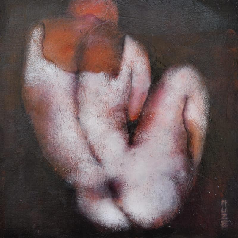 Painting Couleur de peau by Muze | Painting Figurative Nude