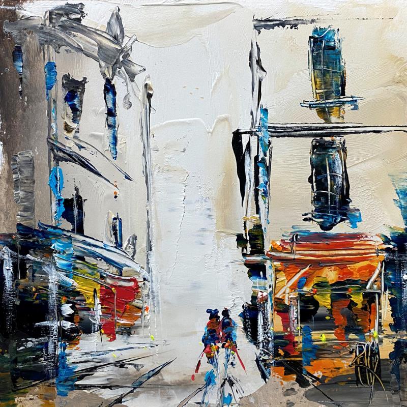 Painting Délicatesse by Raffin Christian | Painting Figurative Urban Oil Acrylic