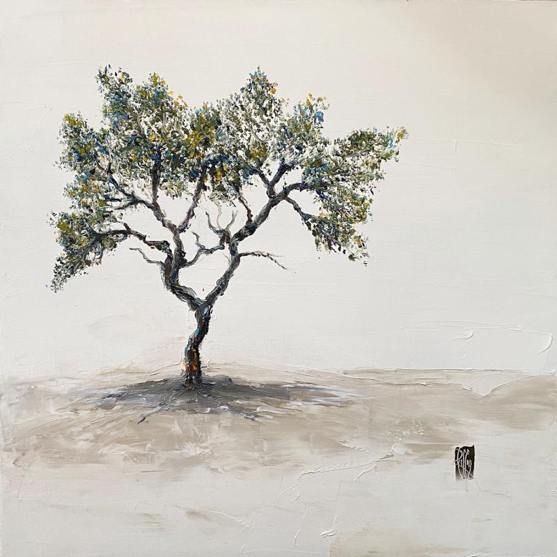 Painting Arbre de Vie by Raffin Christian | Painting Figurative Nature Oil Acrylic