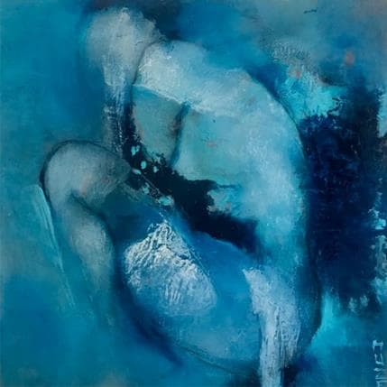 Painting En dehors du temps by Muze | Painting Figurative Mixed Nude