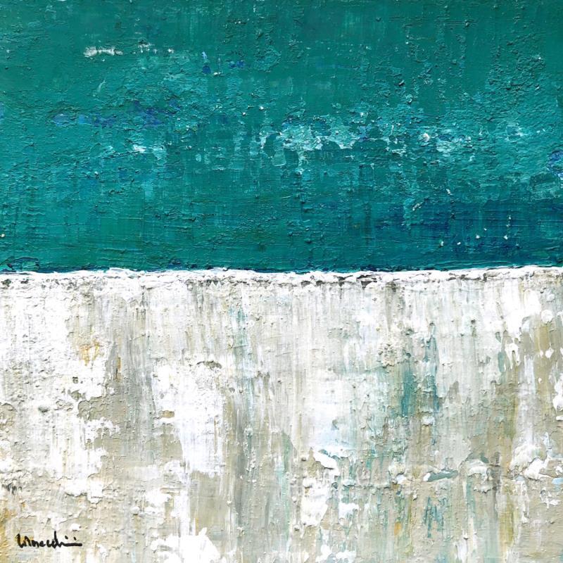 Painting D427 by Moracchini Laurence | Painting Abstract Marine Acrylic
