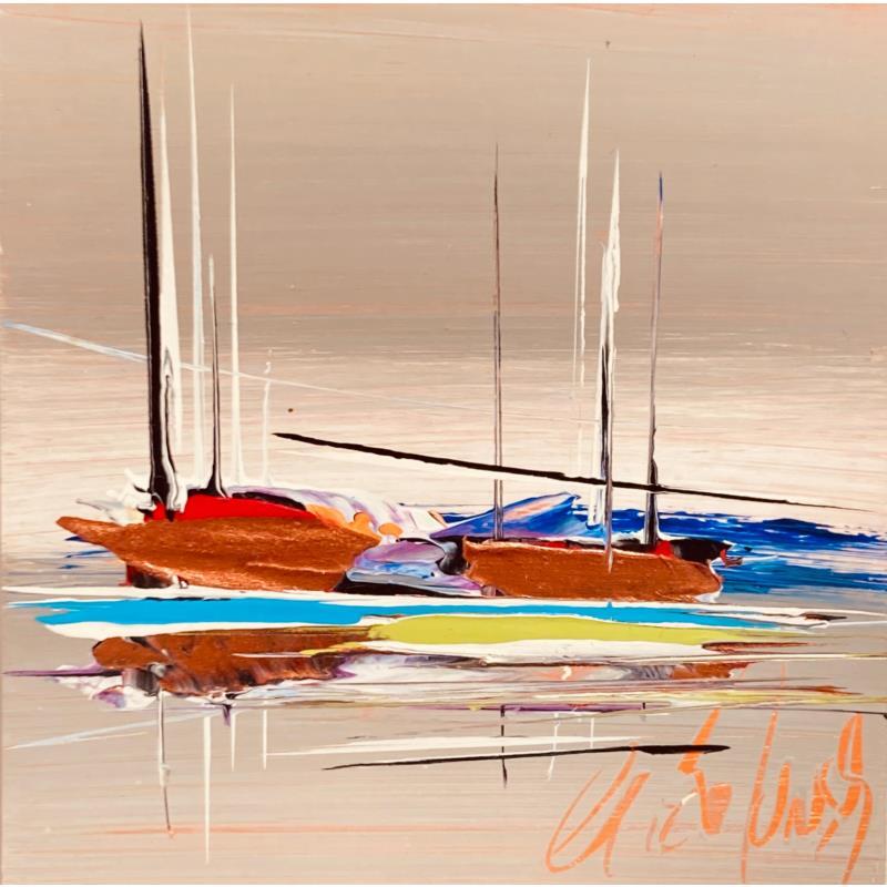 Painting L'insolite by Munsch Eric | Painting Figurative Oil Marine