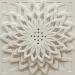 Peinture snowflake 2  par Ryder Susan | Tableau Matiérisme Nature Minimaliste Collage