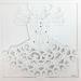 Peinture Tutu three par Ryder Susan | Tableau Matiérisme Musique Mode Minimaliste Collage Papier