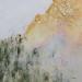 Peinture En chemin par Gaussen Sylvie | Tableau Abstrait Paysages Nature Huile