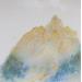 Gemälde En chemin 2 von Gaussen Sylvie | Gemälde Abstrakt Landschaften Natur Minimalistisch Öl Blattgold