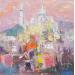 Painting Montmartre se réveille by Yavru Irfan | Painting Figurative Landscapes Oil