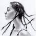 Painting braids by Stoekenbroek Denny | Painting Figurative Portrait Life style Black & White