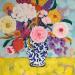 Painting Vibrant Blossoms of Hope by Boycheva Martina | Painting Figurative still-life Acrylic